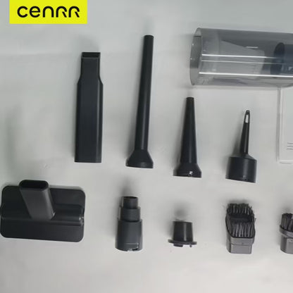 Portable Wireless Car Vacuum Cleaner - Handheld with 4 HEPA Filters