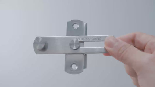 Premium Stainless Steel Toggle Latch - Heavy-Duty 180° Barn Door Lock