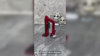 Portable Alarm Door Stopper - Security Device with Loud Siren